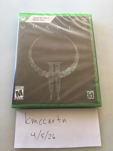 Quake 2 II Limited Run Xbox One Series X New Sealed *MINT*