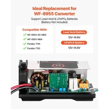 WF-8955-AD-MBA RV Power Converter, 55 Amp, DC Main Board Assembly Replacement Un