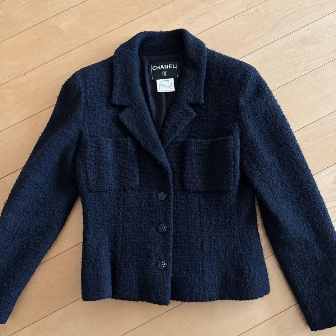 Giacca sartoriale Chanel nera 36