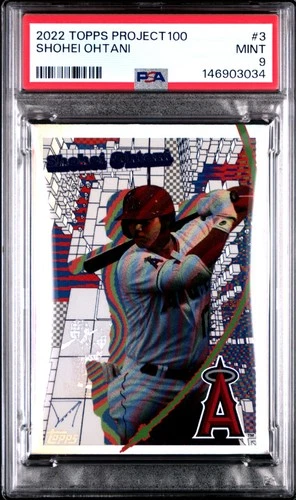 2022 Topps Project 100 Shohei Ohtani #3 PSA 9 MINT
