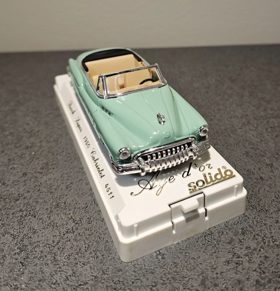 Coche de juguete fundido a presión Solido 1950 Seafoam Buick Super #4511 escala 1:43 Foto 3 de 4