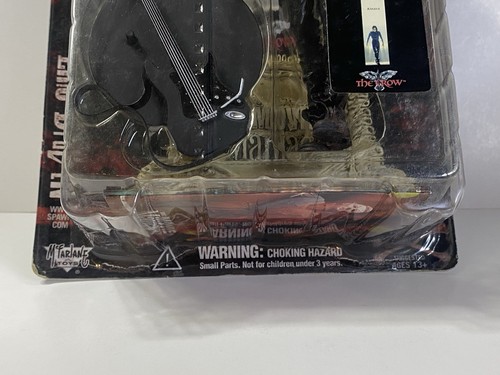 McFarlane Toys 1999 The Crow Eric Draven Action Figure Movie Maniacs NOS - Picture 19 of 24