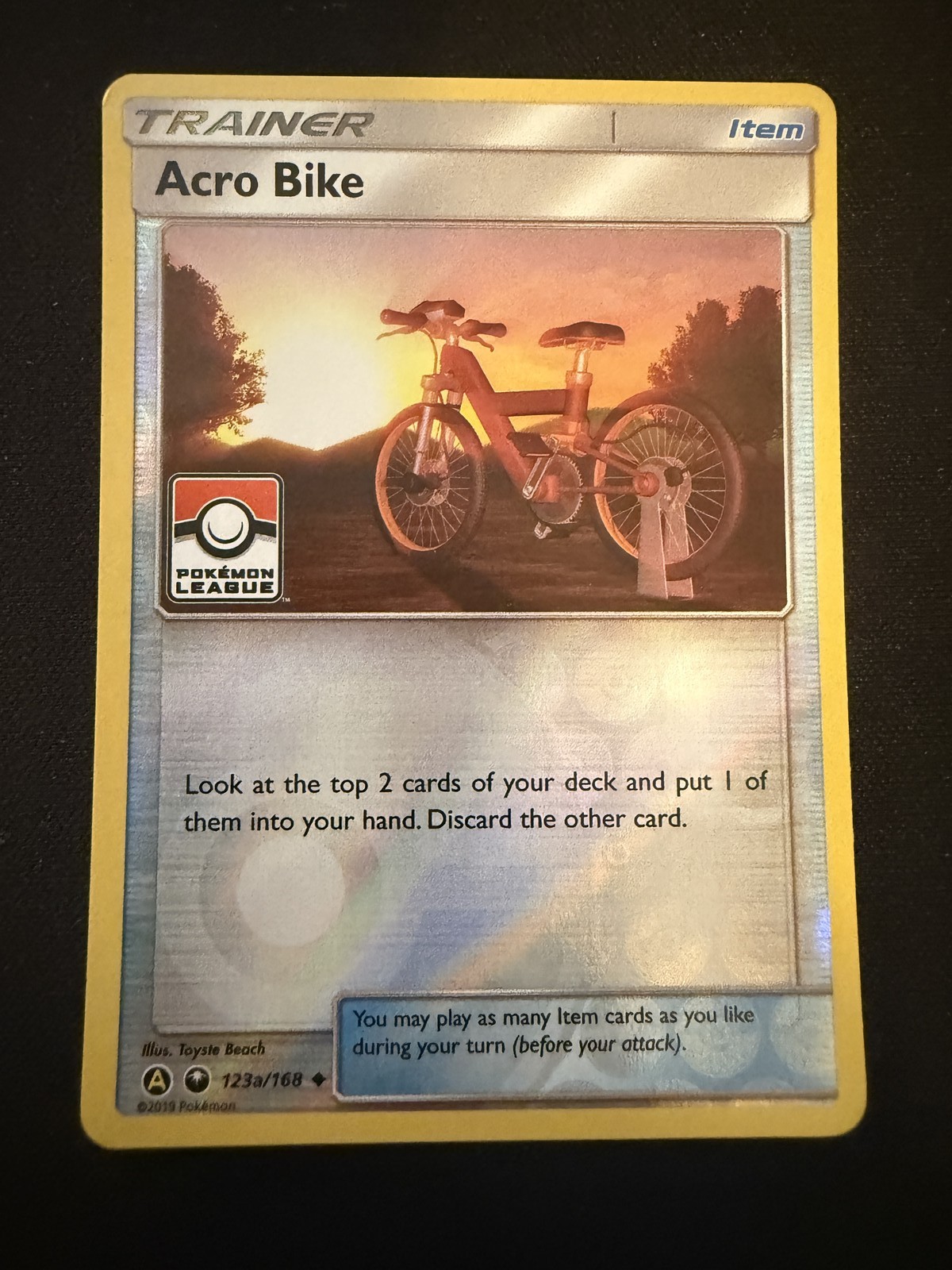 Acro Bike - (Pokemon League) 123a/168 - League & Championship Cards - Promo - Po