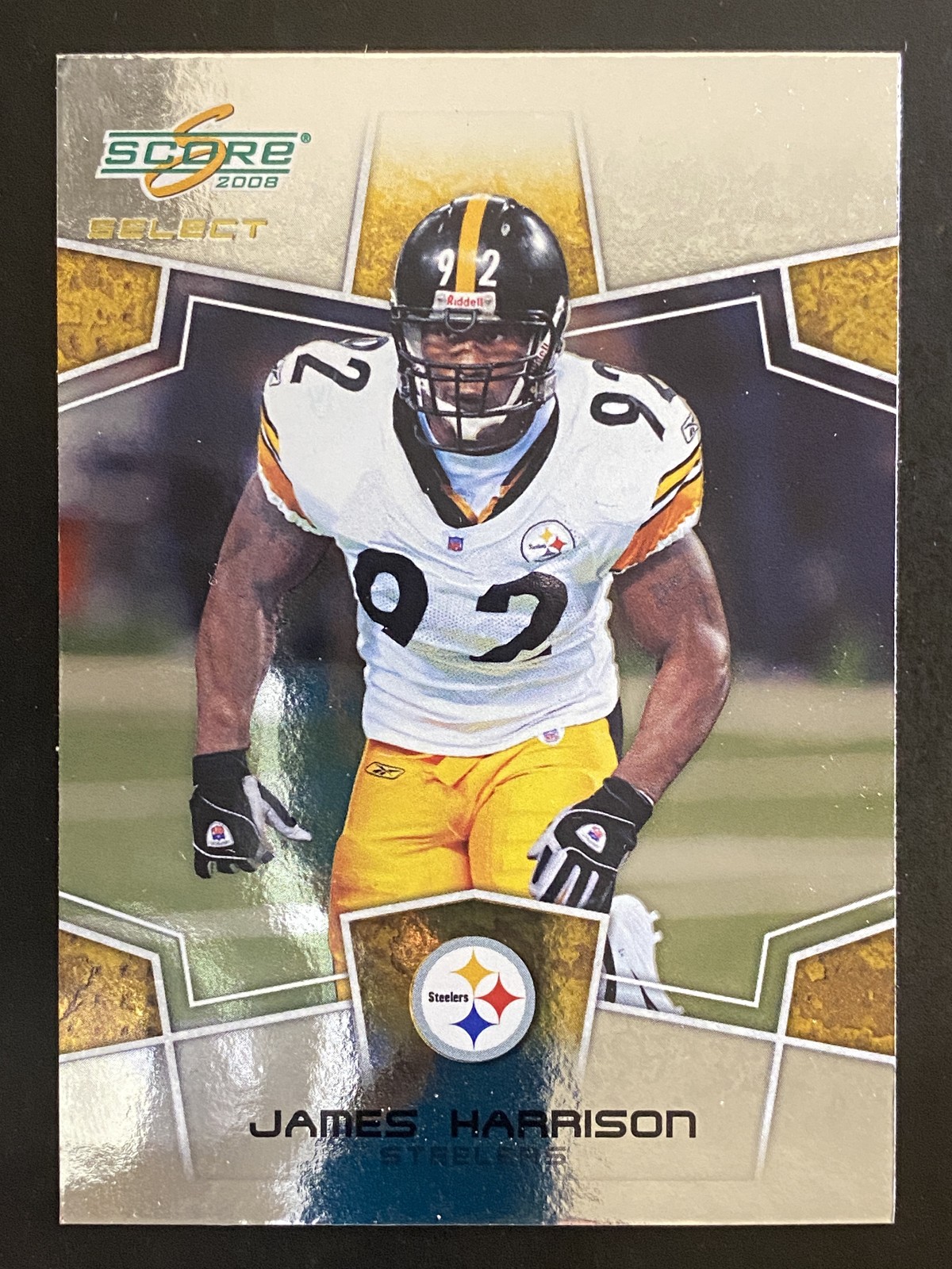 James Harrison 2008 Score Select Football Pittsburgh Steelers #255