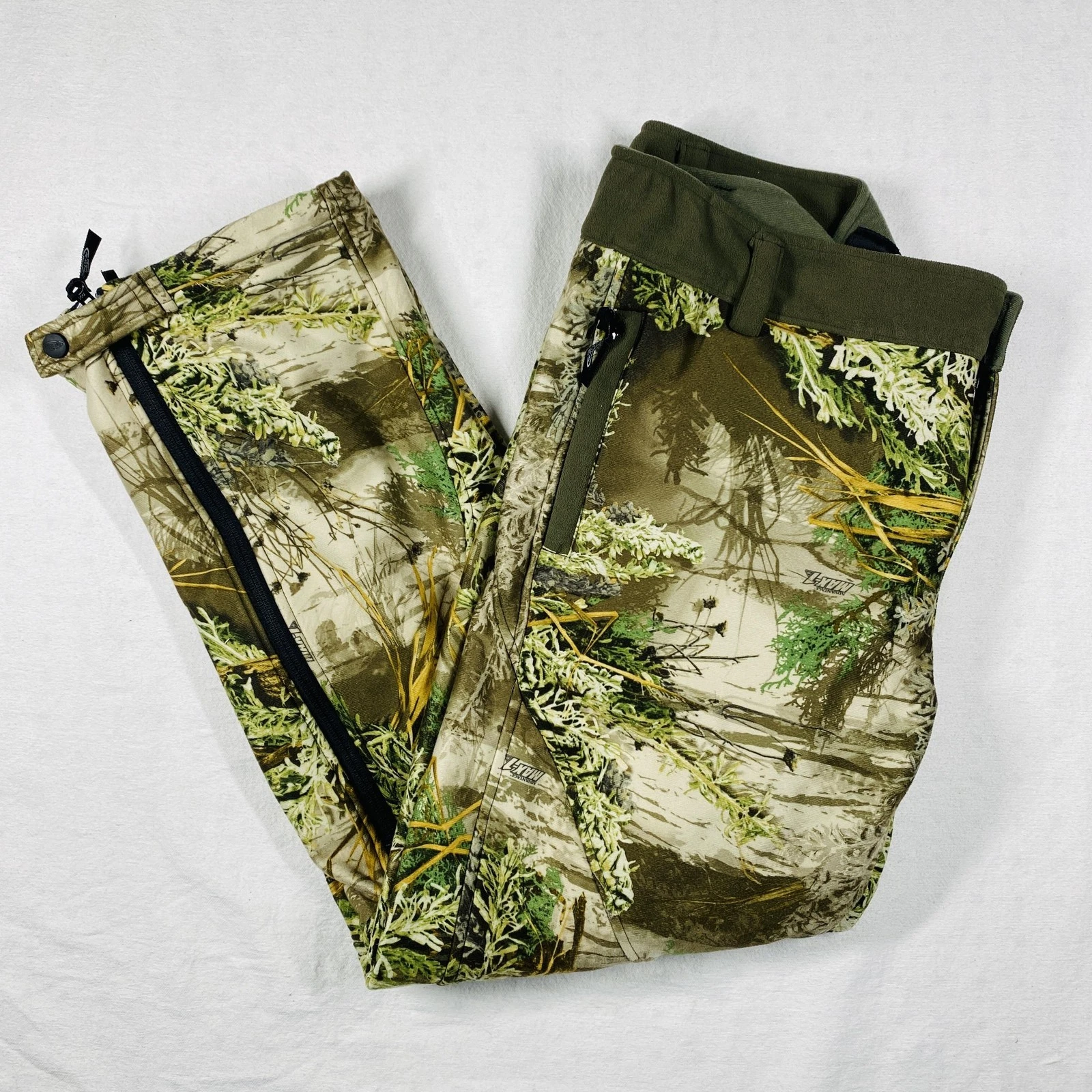 Team Realtree Pants Mens XL Camo Windstopper Gore Hunting Waterproof Max-7