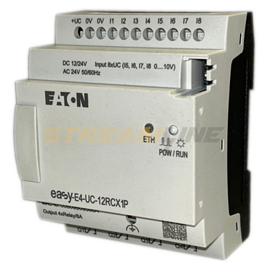 Eaton EASY-E4-UC-12RCX1P Nano Programmable Logic Controller, 12Vdc/24Vdc, 24Vac