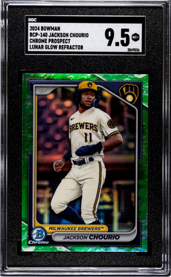 #ad 2024 Bowman Jackson Chourio #BCP 140 SGC 9.5 $22.09