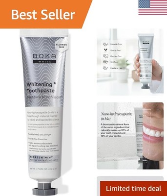 Fluoride Free Toothpaste, Nano Hydroxyapatite Toothpaste, Appropriate for Sen...