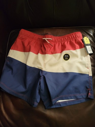 Art Class Boy's Americana Colorblock Husky Swim Trunks Sz XL ( 14) - Picture 3 of 9
