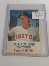1975 Hostess #143 Carlton Fisk : Boston Red Sox 