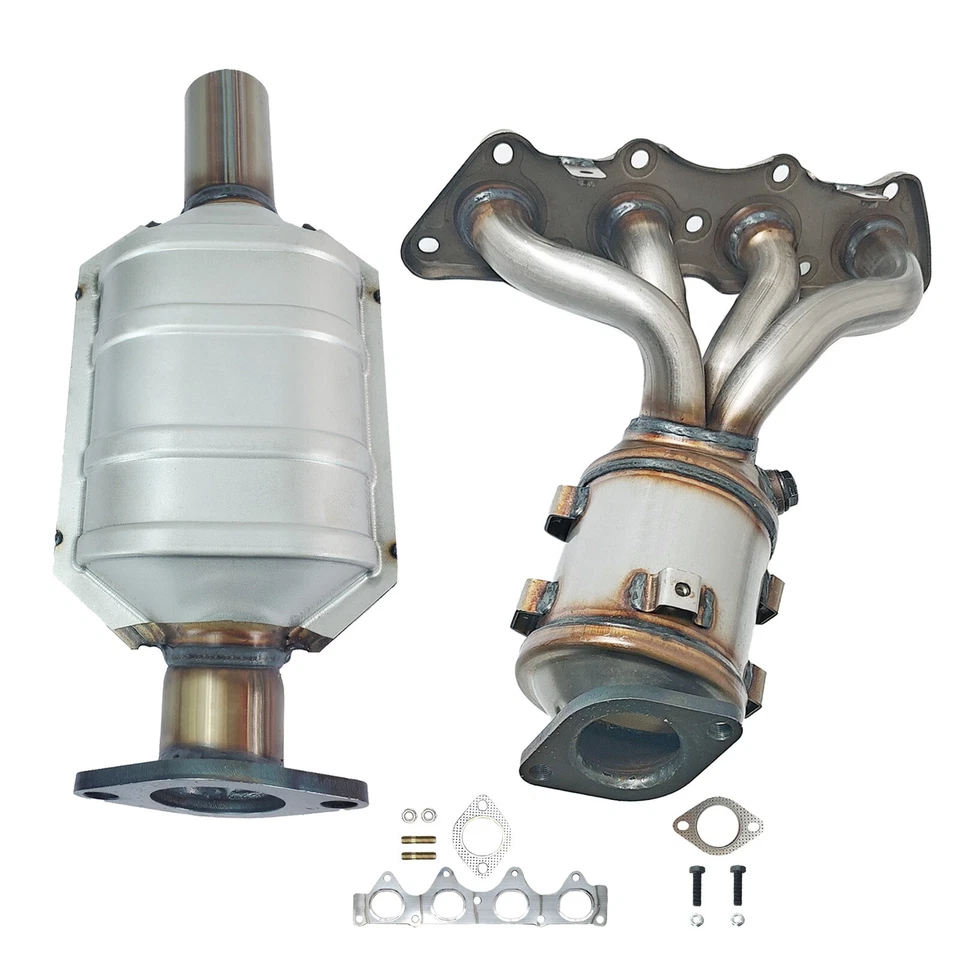 2x Convertidor catalítico delantero trasero para Hyundai Accent 2012-2017 1,6 L Foto 2 de 4