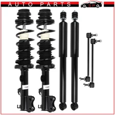 For 2012-2019 Nissan Versa Front Complete Struts Rear Shocks Sway Bars Kit