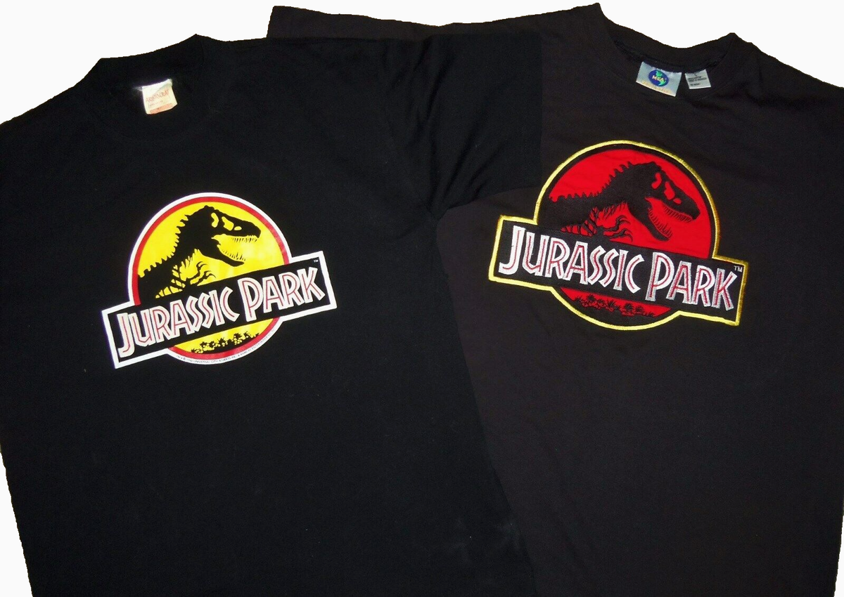 90s Jurassic Park 1992年 ブラックTシャツ NEW VINTAGE 90's JURASSIC PARK OG 1992 ORIGINAL PROMO MOVIE