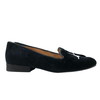 Black Velvet Loafers Womens Black Smoking Loafers Jack Rogers