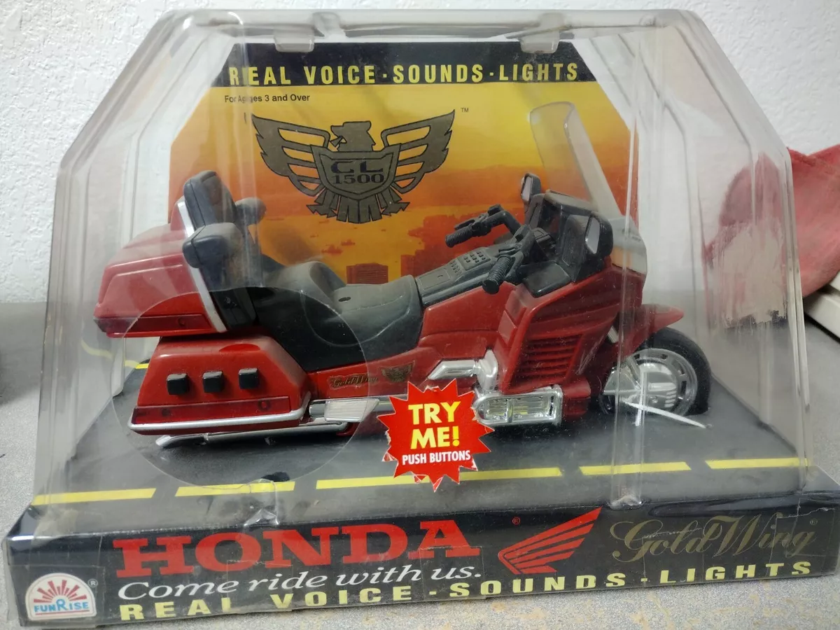 Nos Vintage Electronic Funrise Honda Goldwing Motorcycle Toy New