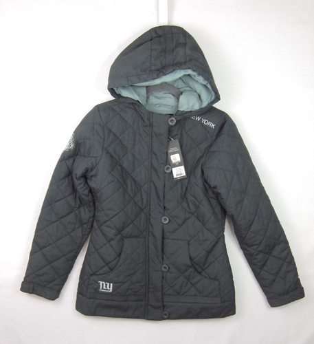 Damen New York Giants NFL Pro Line Full Zip Jacke Mantel Kapuze Baumwolle gesteppt S - Bild 1 von 11