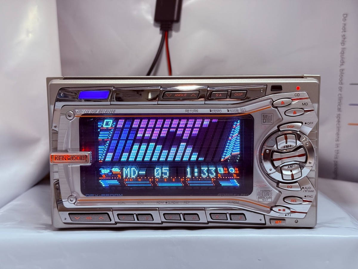 カーオーディオ KENWOOD DPX-6200M Kenwood DPX-6200M 2DIN CD MD JDM Car Audio w/ External