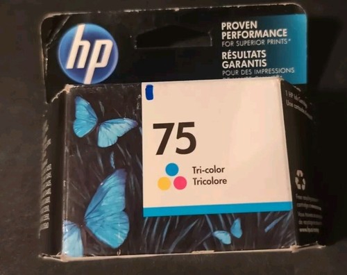 HP 75 (CB337WN) Tri-Color Ink Cartridge Expired/ Out Of Date | eBay