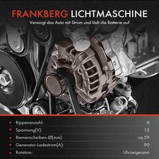 MAGNETI MARELLI LICHTMASCHINE GENERATOR 90A Passend Für SEAT CORDOBA IBIZA
