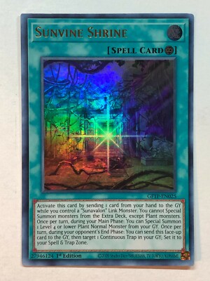 Yugioh Ghosts From the Past Sunvine Shrine GFTP-EN025 Ultra Rare NM/M | eBay