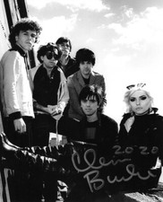 * CLEM BURKE * signed 8x10 photo * BLONDIE DRUMMER * COA * 3