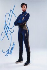 SONEQUA MARTIN GREEN signed Autogramm 20x30cm STAR TREK in Person autograph COA