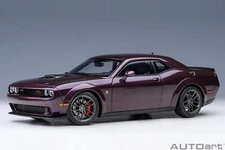 2022 DODGE CHALLENGER R/T SCAT PACK WIDEBODY HELLRAISIN 1/18 MODEL AUTOART 71771