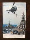 1948 original color magazine photo An Officer Drops In On The New Jersey WWII