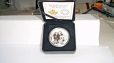 1999 $20 Dollar Canadian Proof Silver "Give Peace A Chance" Only 9,999 Made