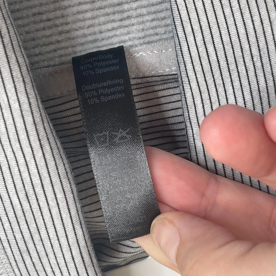 Camisa pulóver para mujer Kyodan talla S gris manga larga yoga capucha cuello Foto 4 de 4