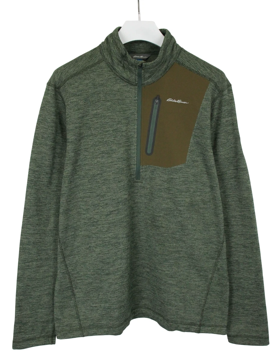 Pull à Capuche Zipé Eddie Bauer Pour Homme - Vert, Taille M - Occasion En Très Bon état (comme Neuf)