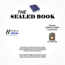 THE SEALED BOOK - 26 Shows Old Time Radio In MP3 Format OTR 1 CD