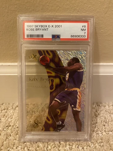 Kobe Bryant 1997-98 Skybox E-X2001 EX2001 Insert Card #8 Lakers PSA 7 NM