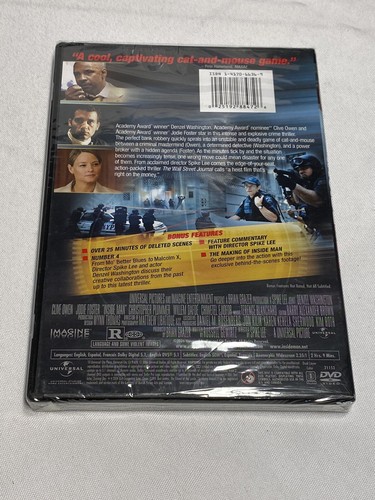INSIDE MAN dvd new sealed - Imagen 2 de 2