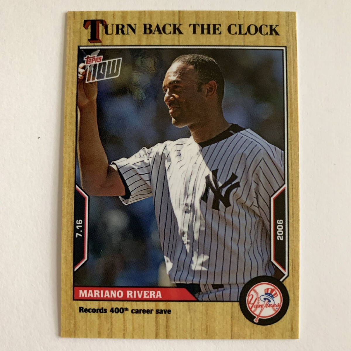 2022 Topps Now 108 Turn Back the Clock Mariano Rivera 400th | eBay