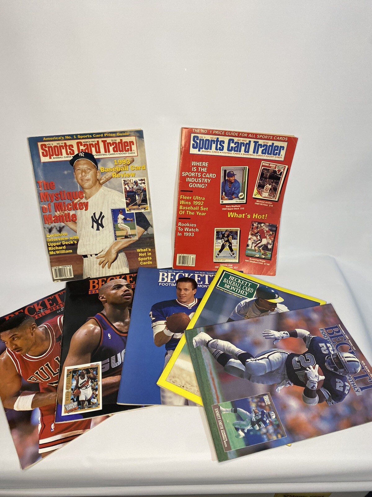 beckett price guide lot, Sports Card Trader, Larry Bird Hologram Cards
