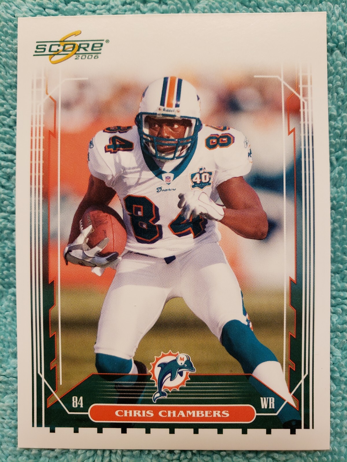 2006 SCORE CHRIS CHAMBERS #144 MIAMI DOLPHINS 