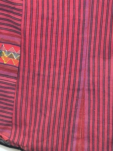 Vintage Neiman Marcus Patchwork Jacket Size S Boho Festival Style Wooden Buttons - Picture 7 of 8