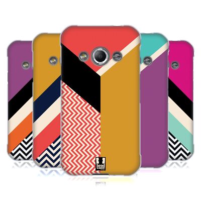 HEAD CASE DESIGNS COLOUR BLOCK CHEVRON SOFT GEL CASE FOR SAMSUNG PHONES 4