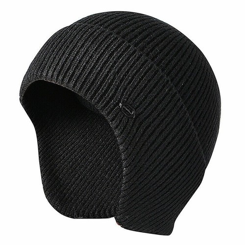 Winter Lady Men Knitted Slouch Beanie Hat Thermal Fleece Lined Baggy Skull Cap - Picture 38 of 40