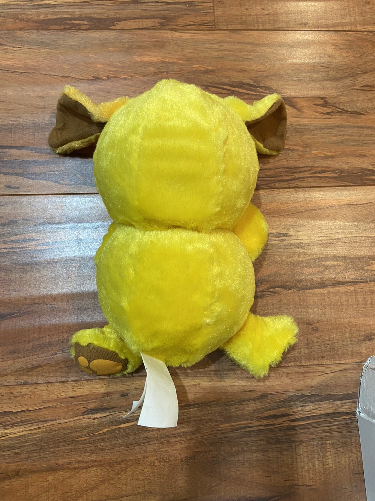 YELLOW STUFFED ANIMAL TOY 2014 BALL PETS SUNNY THE PUPPY FOLDS INTO A