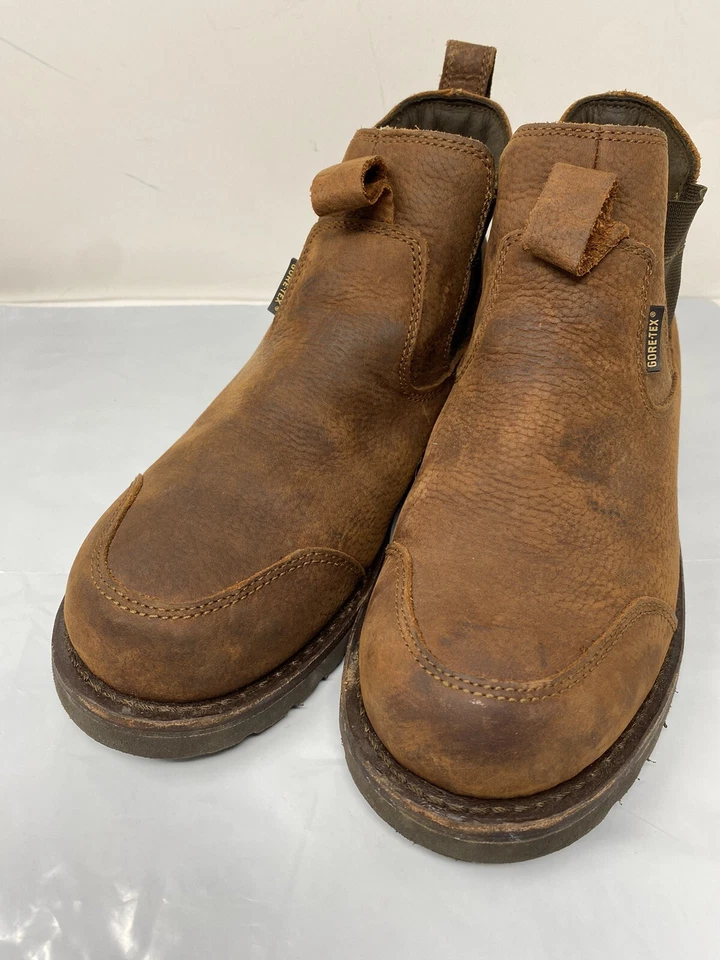 Cabelas Outfitter Series Boots Men’s 10.5 EE Chukka Chelsea Pull On Gore-tex - Image 3 of 4