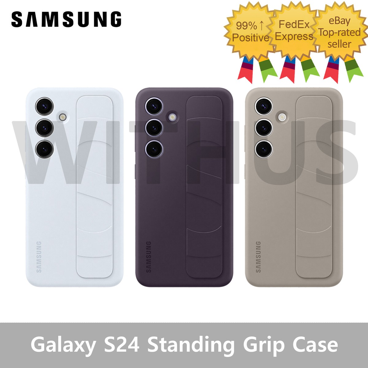 SAMSUNG Galaxy S24 Standing Grip Case Official Cover EF-GS921 - 3