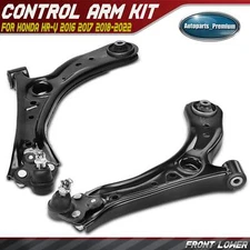2Pcs Front Lower Suspension Control Arm w/ Ball Joint for Honda HR-V 2016-2022