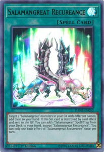 Salamangreat Recureance - DANE-EN052 - Ultra Rare - 1st Edition x3 - Near Mint