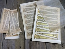 VINTAGE ANTIQUE BIKE BICYCLE WATER TRANSFER DECALS FOR FRAME MADE IN CANADA