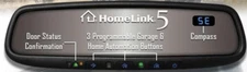 NEW Gentex Mirror Homelink® V5 BLUE Compass Backlit Buttons 16-23 Tacoma +Wiring