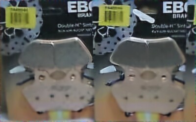 2 sets EBC FA400HH Sintered HH Front or Rear Brake Pads Harley Big Twin 00-07