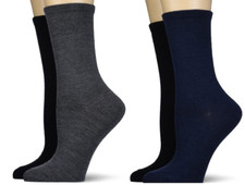 Hanes Women s Wool Blend Socks, 4 pair, Women s shoe size 5-9, Free Shipping