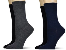 Hanes Women’s Wool Blend Socks, 8 pairs, Women’s shoe size 5-9, Free Shipping